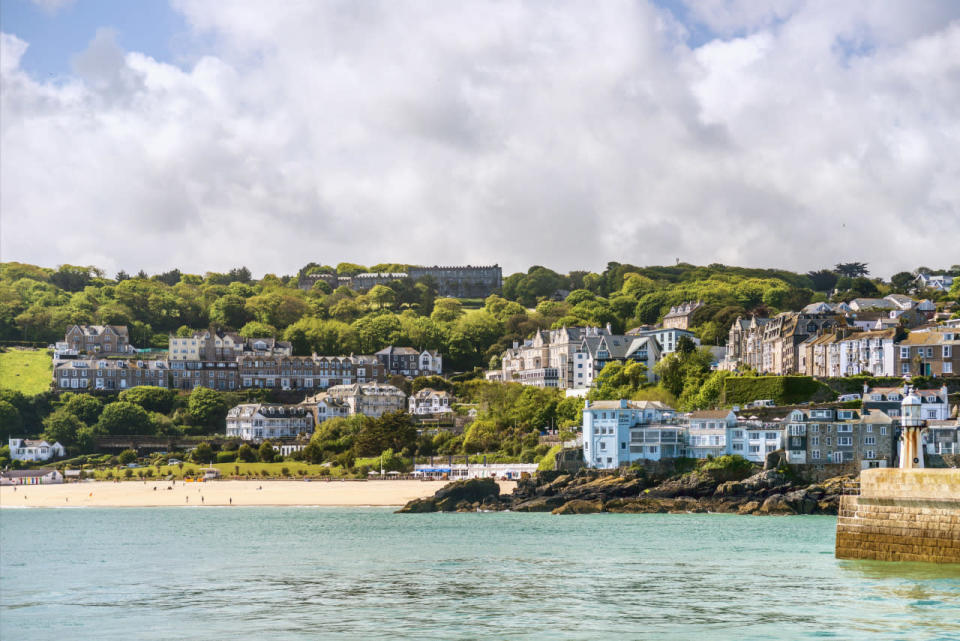 <p>The bigger sister to St Ives’ Porthmeor Beach, Porthminster is made for bucket-and-spade fun. The sand is super-soft, the sea calm and blue, and there are watersports on tap to keep nippers happy. (Olaf Protze/Getty)</p>