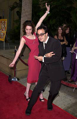 Jane Adams (II) and Michael Panes at the Hollywood premiere of Fine Line's The Anniversary Party