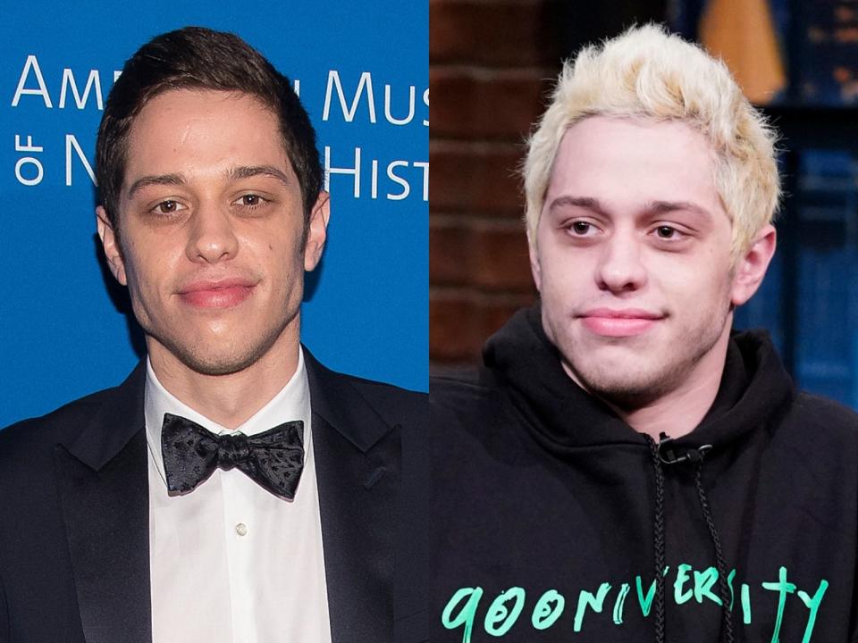 pete davidson blonde