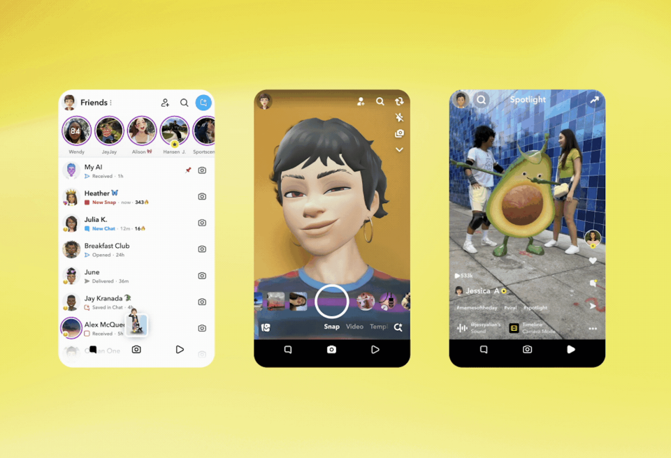 Snap está rediseñando Snapchat y agregando nuevas capacidades de inteligencia artificial