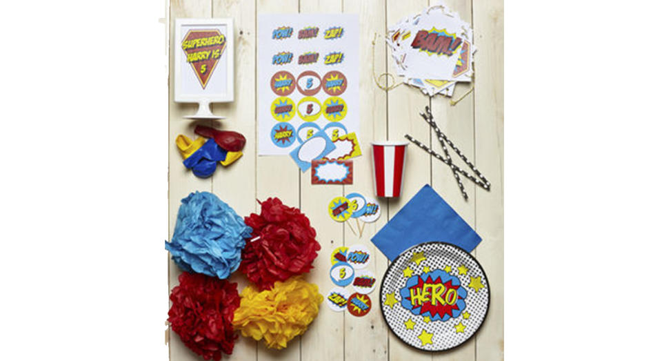 Superhero Personalised Kid's Partywear Pack