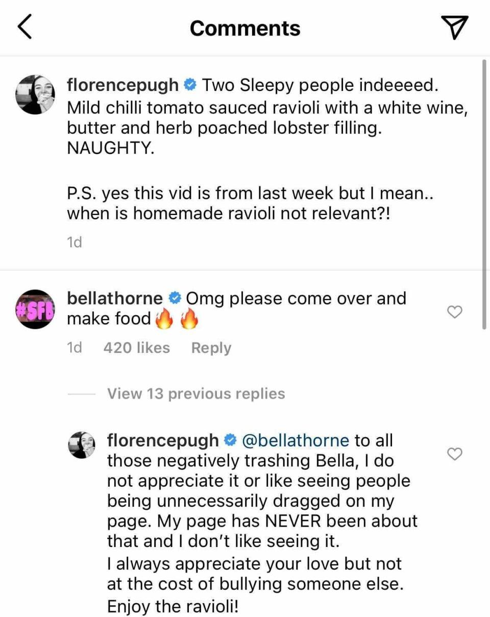 Bella Thorne, Instagram