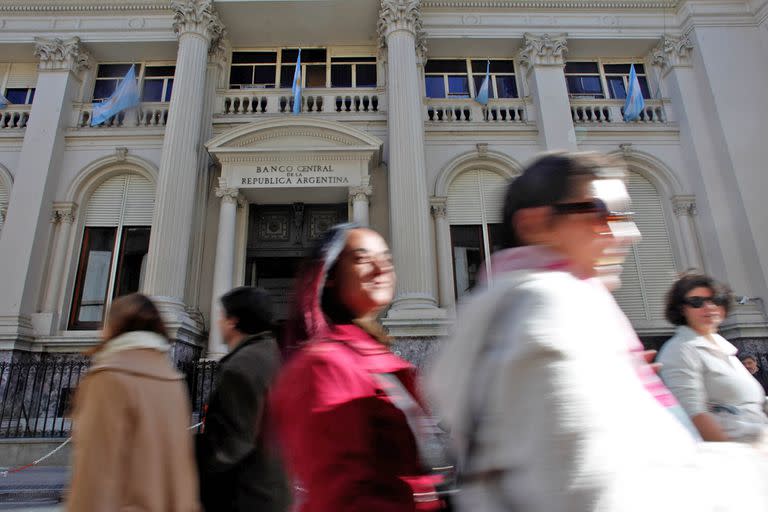 Frente del Banco Central de la República Argentina (BCRA)