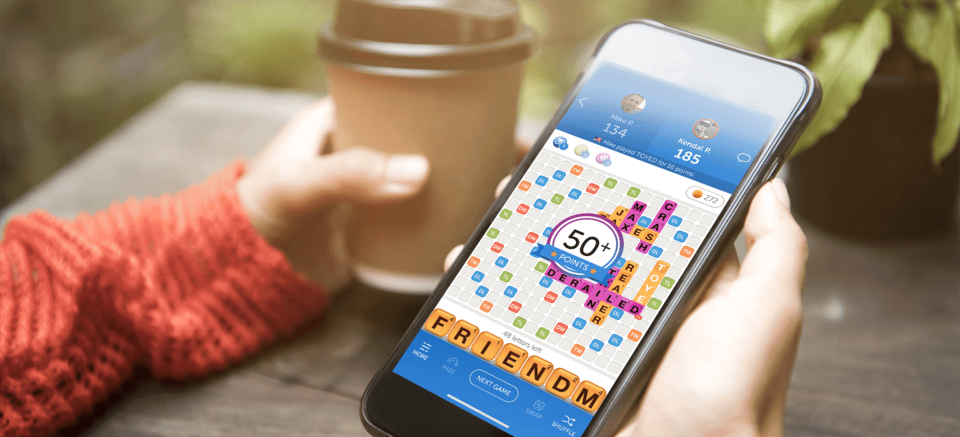 The classic board game of Scrabble is now in your pocket with Word With Friends 2. Play against the game or better yet, challenge a friend or family member over the Internet, in this turn-based word game classic.