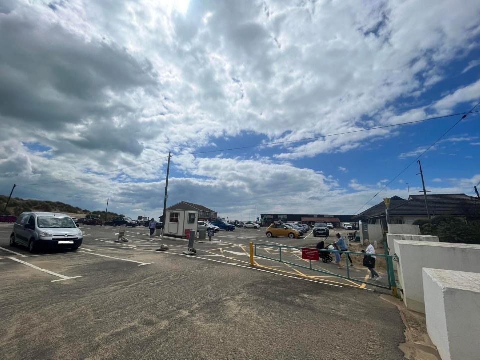 Camber Sands' central car park. Picture: Contributed