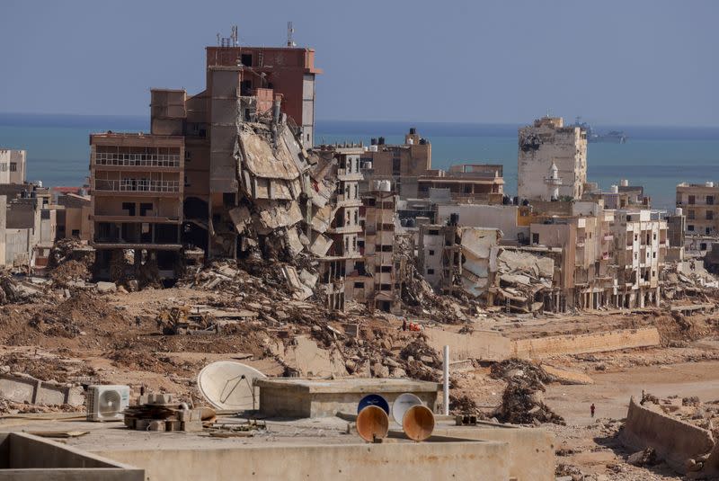 Aftermath of deadly storm in Derna