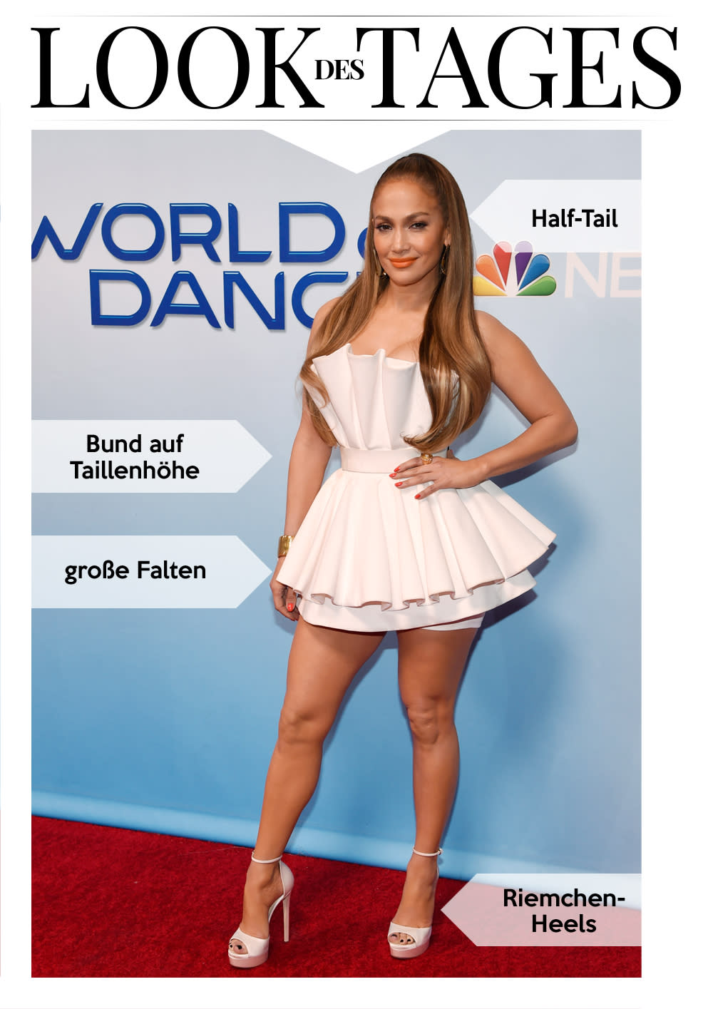 Jennifer Lopez zeigt viel Bein. (Bild: AP Photo)