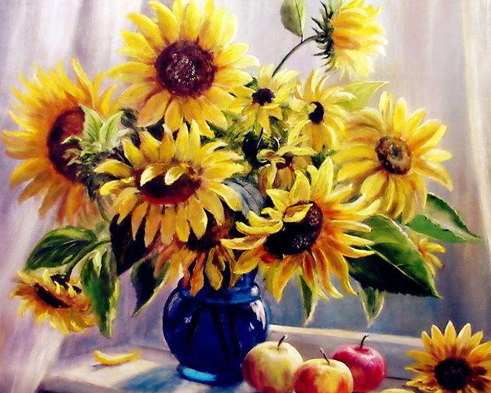 Sunflower Scene