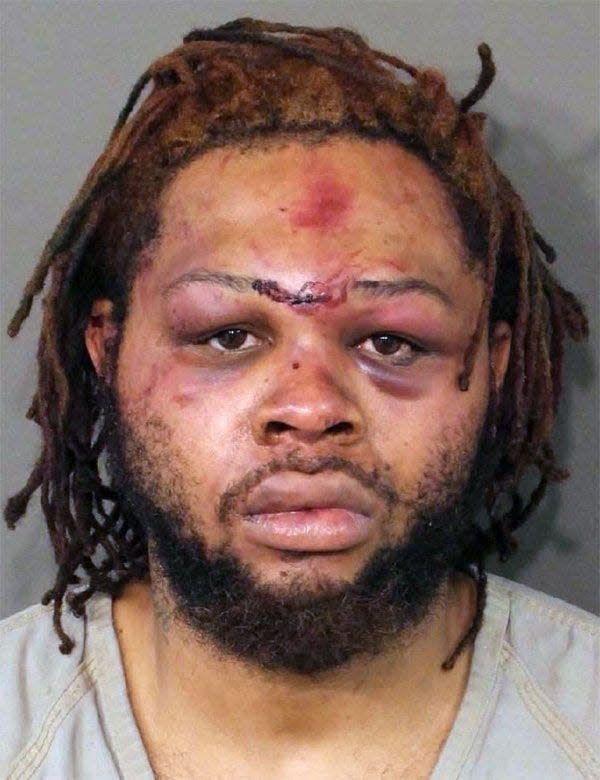 A Franklin County jail photo of Timothy D. Davis, of the South Side, following his arrest by Columbus police in 2017.  David later filed a federal civil rights lawsuit against the city of Columbus and eight police officers, contending they used excessive force by beating him and Tasering him. A jury found completely in favor of the city and police. But a federal judge has ordered a partial new trial, saying the jury's verdict is "against the clear weight of the evidence."