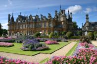 <p>The utterly majestic Waddesdon Manor is a French Renaissance château, built in the 19th century, and filled with royal treasures and an extensive art collection. It has been a Rothschild family home since the late 1800s with its first owner being Baron Ferdinand de Rothschild and its last owner being James de Rothschild, who left the house, grounds and majority of collections to the National Trust for the public enjoy. The Rothschild Foundation manages the manor, which is one of the most visited National Trust sites in the country. The gardens are an exceptional example of late Victorian garden design, and were first conceived by Ferdinand de Rothschild and extended by Alice de Rothschild. Take a tour of the interiors <a href="https://waddesdon.org.uk/the-collection/virtual-tours/" rel="nofollow noopener" target="_blank" data-ylk="slk:here;elm:context_link;itc:0;sec:content-canvas" class="link ">here</a>, and the gardens below.</p><p><a class="link " href="https://www.youtube.com/watch?v=EyYuxTfdtKo" rel="nofollow noopener" target="_blank" data-ylk="slk:Take a virtual tour;elm:context_link;itc:0;sec:content-canvas">Take a virtual tour</a></p>