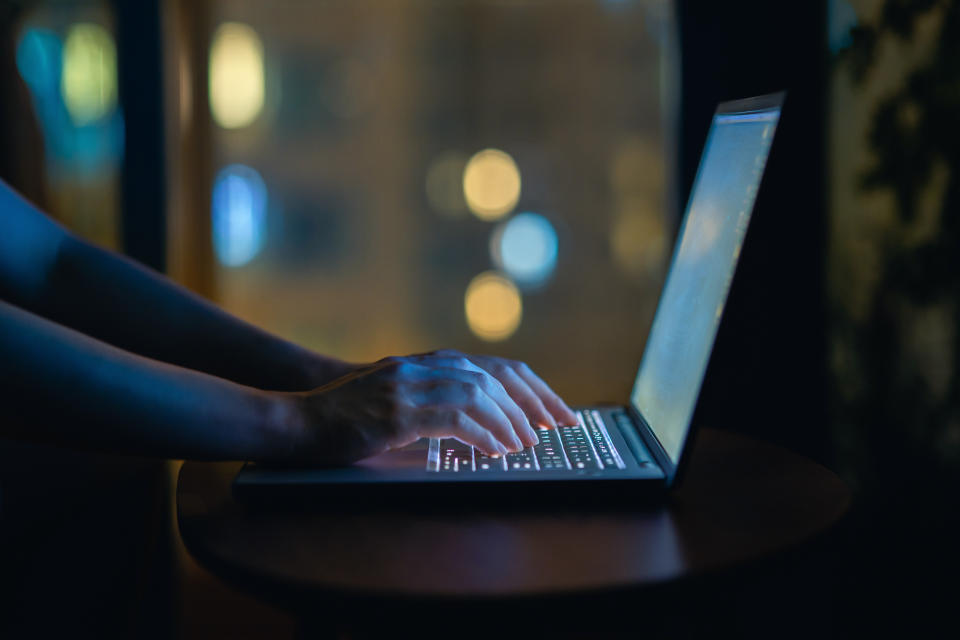 Stock image of woman typing on keyboard (Photo: Getty Images)