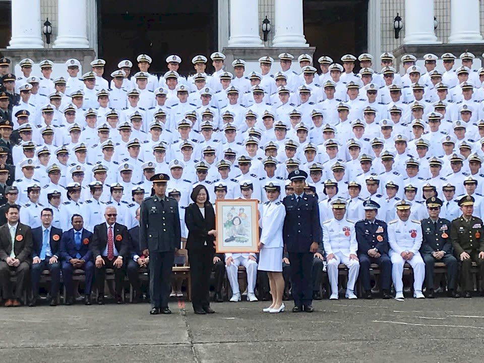 108年三軍六校院聯合畢業典禮。(鄭舲攝)