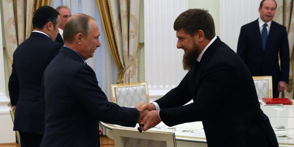 Putin Ramzan Kadyrov