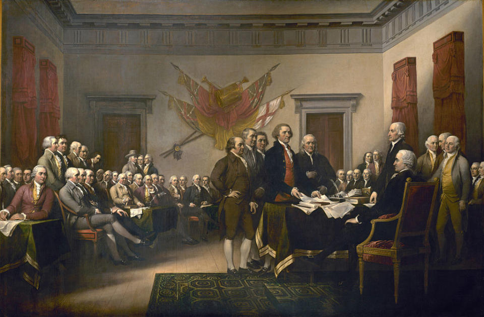 Signing of the Declaration of Independence painting