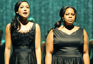 Naya Rivera and Amber Riley | Photo Credits: Frank Micelotta/FOX