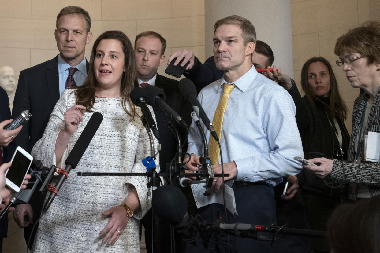 Elise Stefanik and Jim Jordan