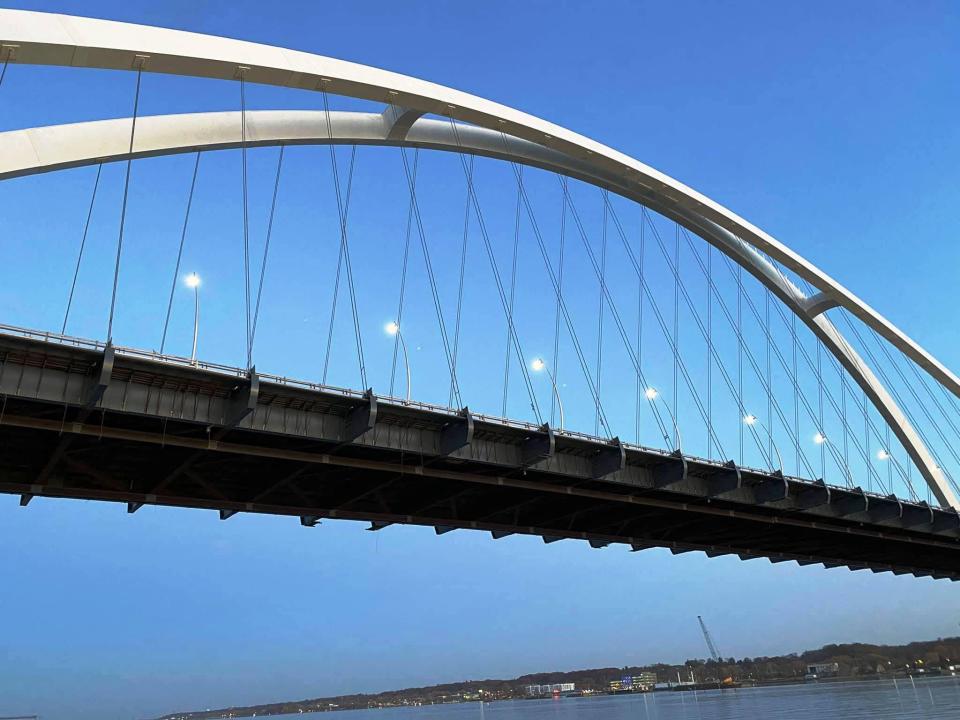 The new I-74 Mississippi River Bridge at the Quad Cities opened Friday morning, at least in part.