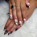 <p>You might need a particular <a href="https://www.cosmopolitan.com/style-beauty/beauty/a30172434/manicure-types-guide/" rel="nofollow noopener" target="_blank" data-ylk="slk:type of manicure;elm:context_link;itc:0;sec:content-canvas" class="link ">type of manicure</a> with nail extensions to get these cool see-through tips, but the organic lines and <strong>abstract patterns you can totally do yourself</strong>.</p><p><a href="https://www.instagram.com/p/B485216nOzb/?utm_source=ig_embed&utm_campaign=loading" rel="nofollow noopener" target="_blank" data-ylk="slk:See the original post on Instagram;elm:context_link;itc:0;sec:content-canvas" class="link ">See the original post on Instagram</a></p>