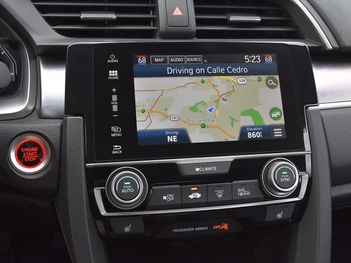 2016 Honda Civic Sedan Touring infotainment system photo