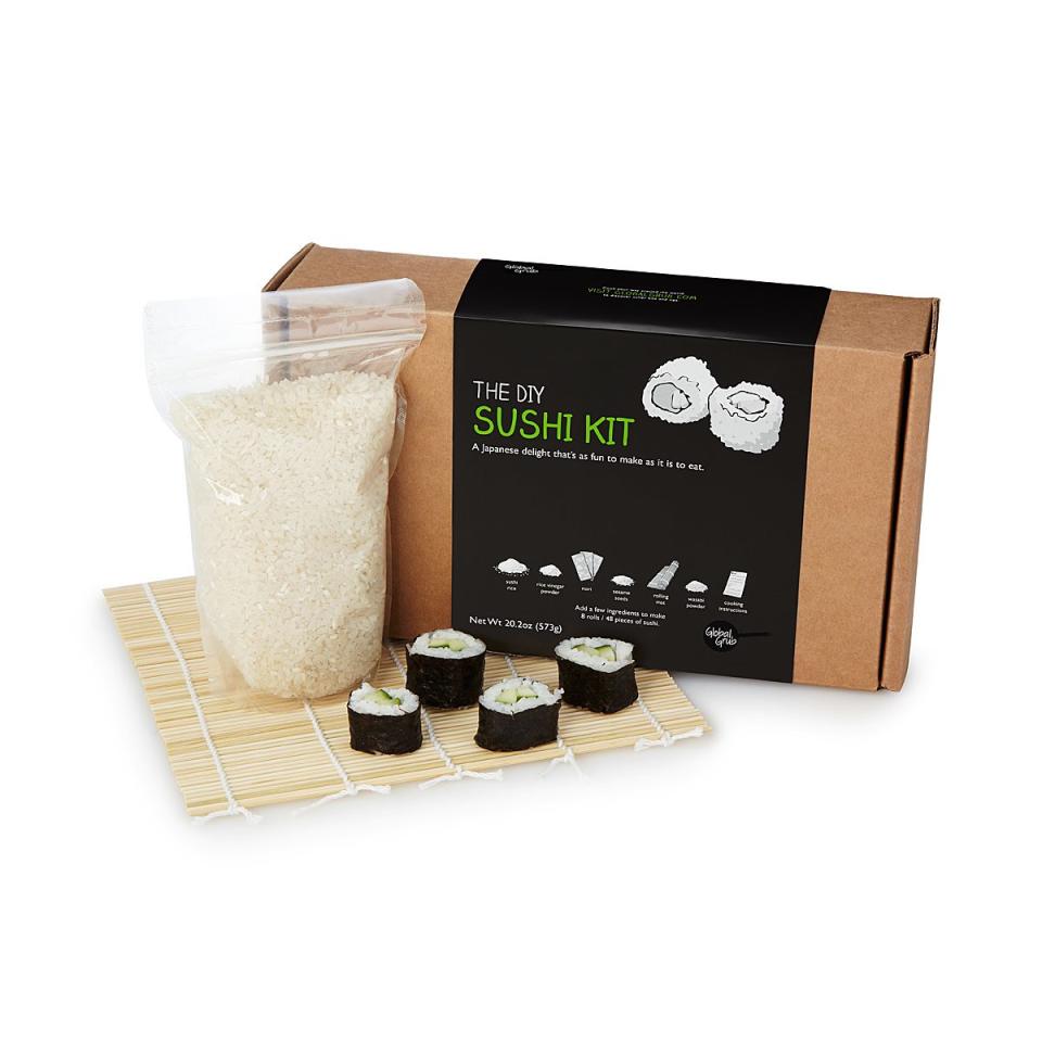 <p><a href="https://go.redirectingat.com?id=74968X1596630&url=https%3A%2F%2Fwww.uncommongoods.com%2Fproduct%2Fsushi-making-kit&sref=https%3A%2F%2Fwww.womansday.com%2Ffood-recipes%2Ffood-drinks%2Fg2046%2Ffood-gifts%2F" rel="nofollow noopener" target="_blank" data-ylk="slk:Shop Now;elm:context_link;itc:0;sec:content-canvas" class="link ">Shop Now</a></p><p>Sushi Making Kit</p><p>uncommongoods.com</p><p>$33.00</p><span class="copyright">Carley Sheehy</span>