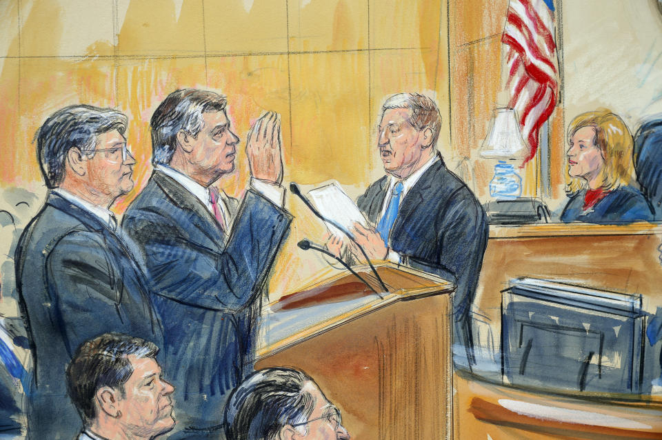 Paul Manafort pleaded guilty to two criminal charges in September. (Photo: ASSOCIATED PRESS)