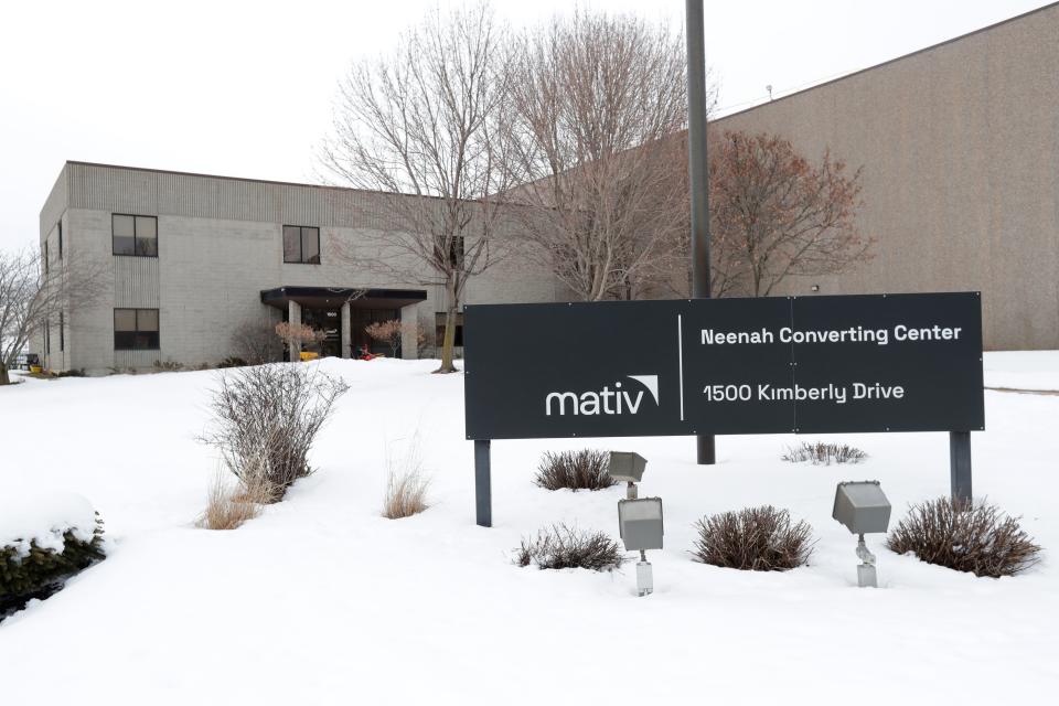Mativ's Neenah Converting Center located in Neenah, Wis. An employee died May 14 at Mativ's mill in Whiting.
(Photo: Dan Powers/USA TODAY NETWORK-Wisconsin)