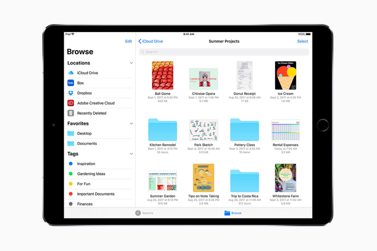 Filing system: the new iOS update brings the much-needed Files app to iPhone and iPad: Apple