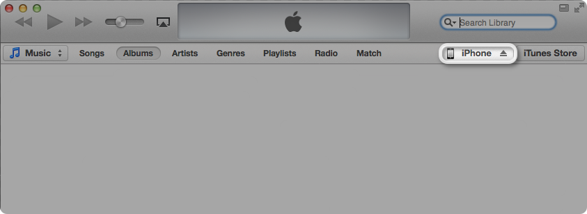 iTunes device