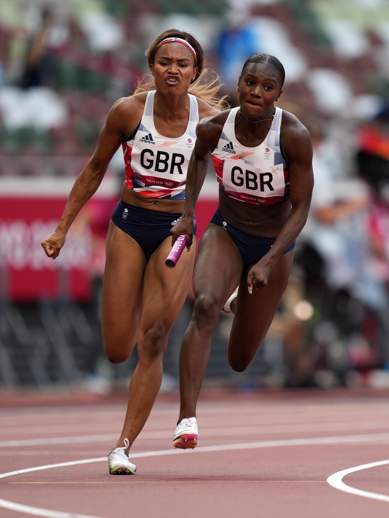 Dina Asher-Smith returned to the track on Thursday (Joe Giddens/PA) (PA Wire)