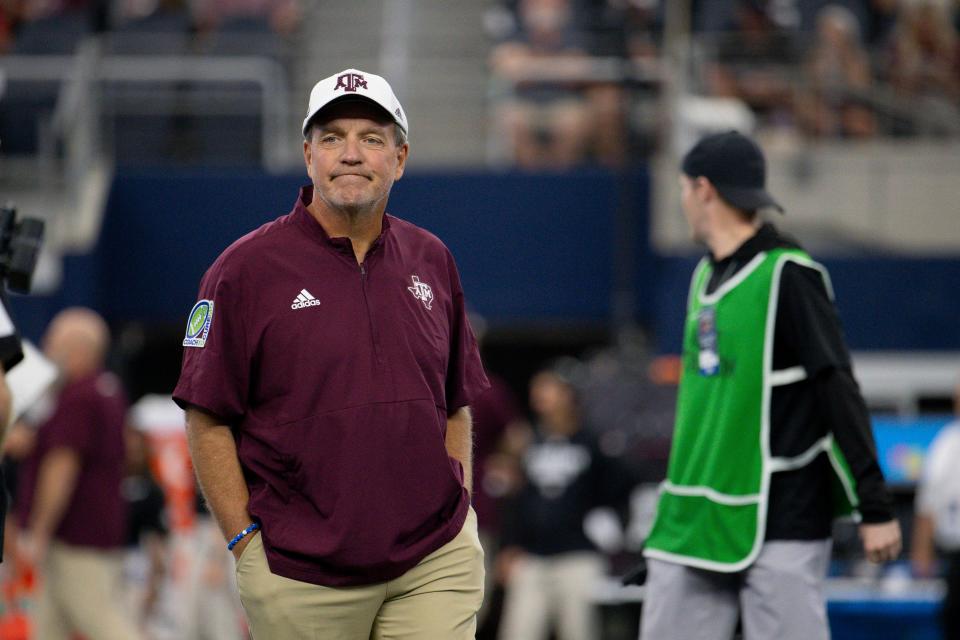 Texas A&M fired football coach Jimbo Fisher in the middle of his sixth season Saturday. Fisher went 47-25 in College Station but didn't live up to his huge contract. The Aggies will have to play him over $76 million as part of his buyout agreement.
