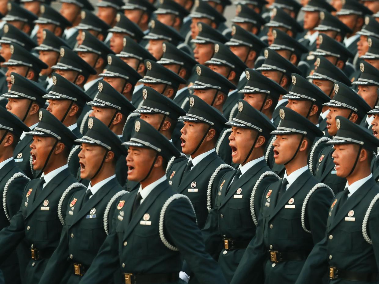 China's People's Liberation Army at 70th anniversary of PLA