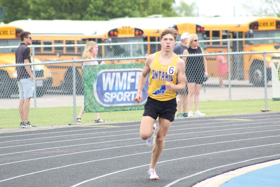 Ontario's Miles Meisse running in the 800 meters.