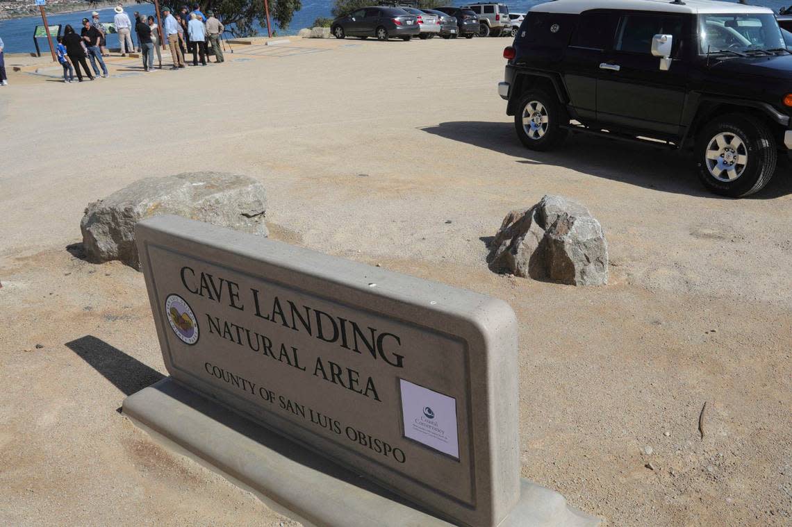 The San Luis Obispo County Parks Department unveiled improvements to the Cave Landing parking lot at Pirate’s Cove on May 2, 2024.
