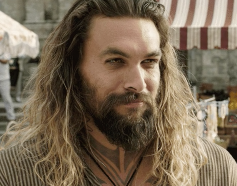 Jason Momoa in "Aquaman"