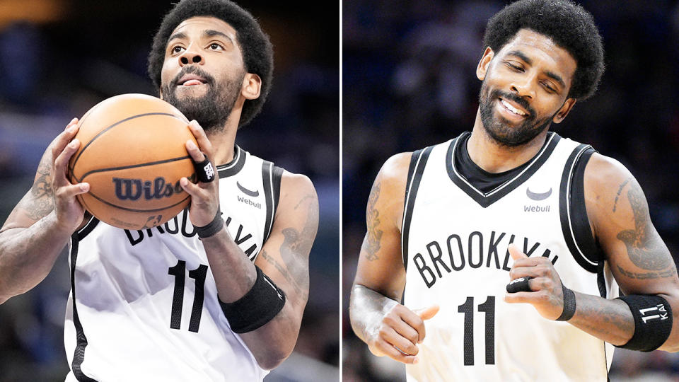 Kyrie Irving, pictured here dropping 60 points for the Brooklyn Nets against the Orlando Magic.