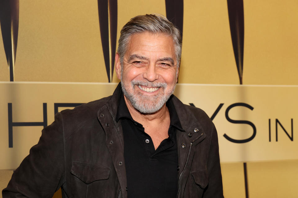 George Clooney attends a screening of The Boys In The Boat at the Museum of Modern Art