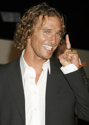 Matthew McConaughey at the Hollywood premiere of Warner Bros. Pictures' We Are Marshall