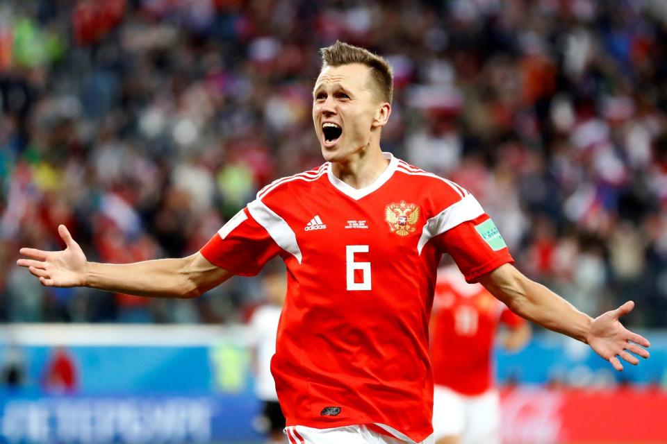 In the goals: Denis Cheryshev: REUTERS