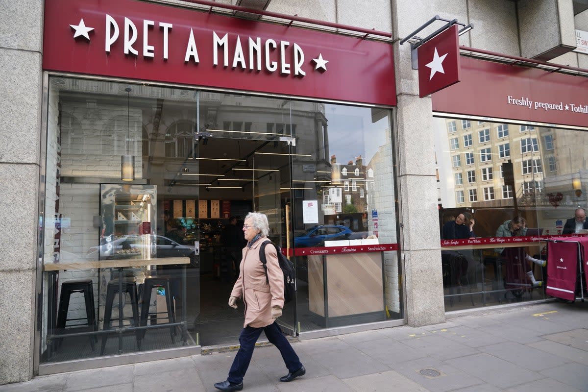 Pret A Manger is trialling body-worn cameras (PA Archive)