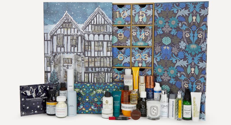 This year Liberty's coveted beauty advent calendar is filled with almost £800 worth of products, which can be purchased for only S$410. (PHOTO: Liberty London)