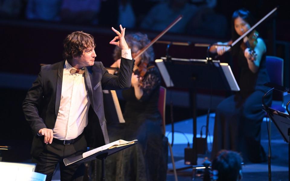 Conductor Maxim Emelyanychev with the Scottish Chamber Orchestra - Chris Christodoulou