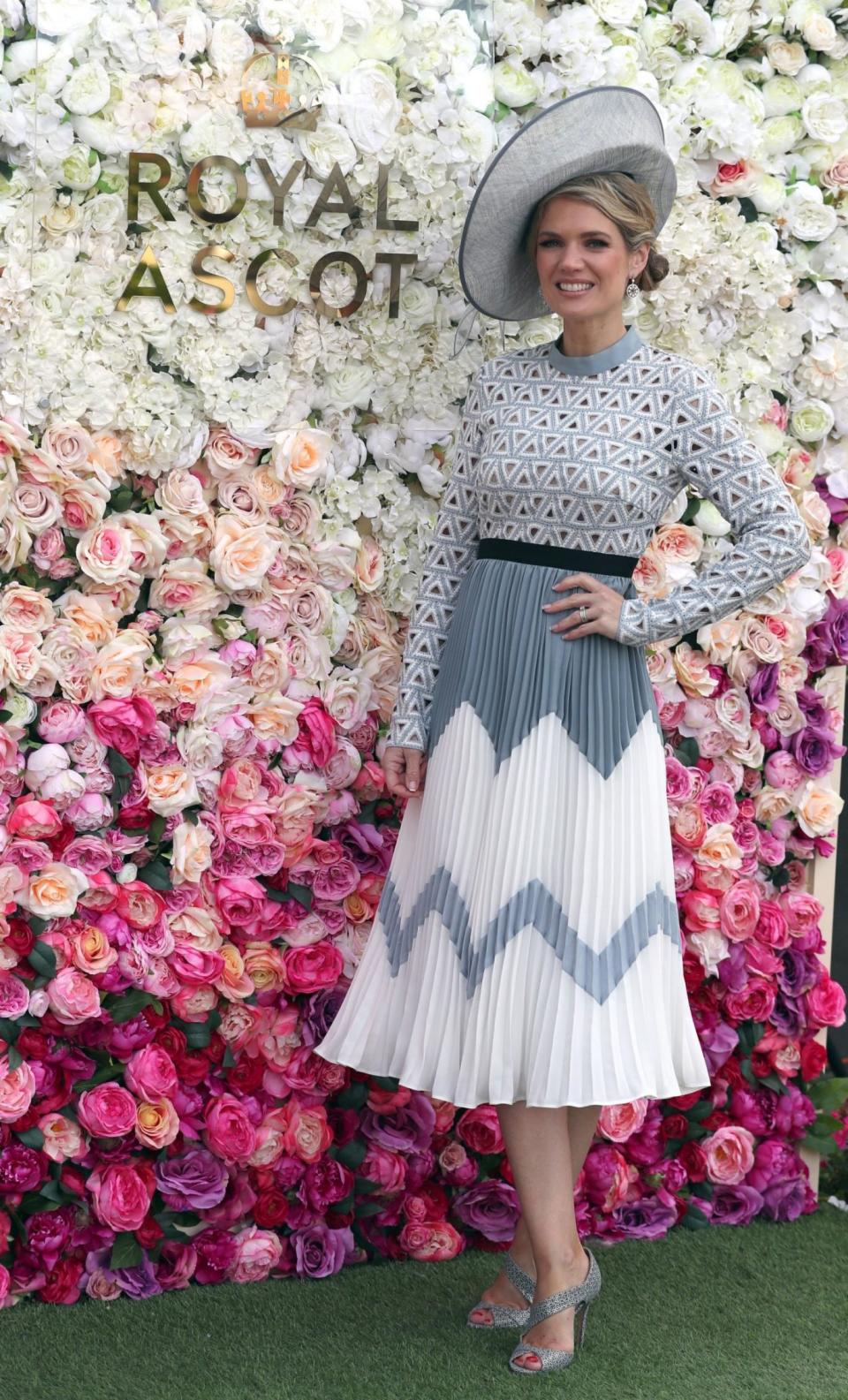 Charlotte Hawkins: The Good Morning Britain presenter stunned at Royal Ascot (Steve Parsons/PA Wire)