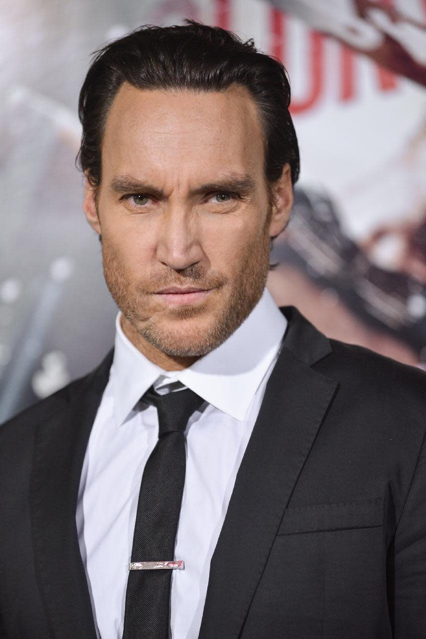 Callan Mulvey arrives at the LA Premiere of "300: Rise of an Empire" - Arrivals on March 4, 2014 in Los Angeles. (Photo by Richard Shotwell/Invision/AP)