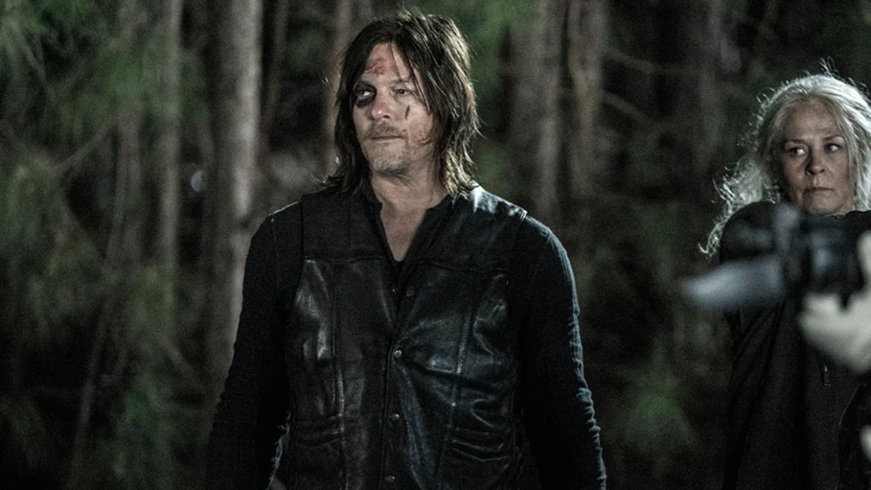  Daryl in The Walking Dead finale. 