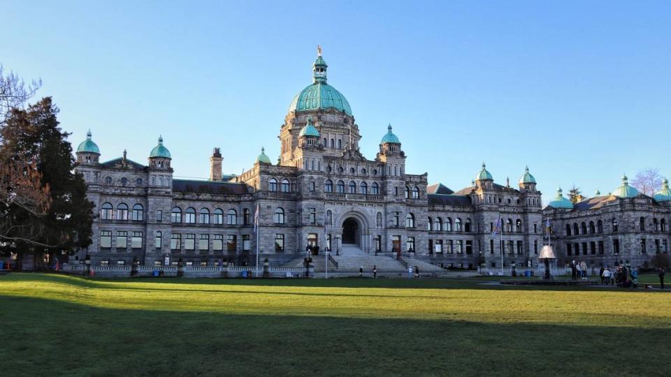 The building of the Legislative Assembly of British Columbia in Victoria.