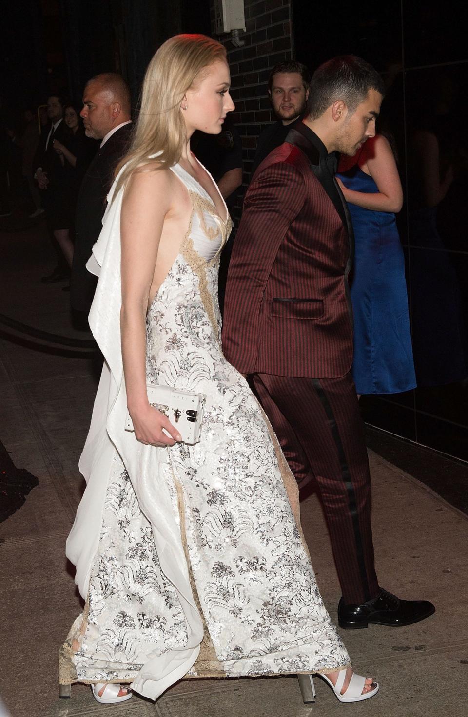 sophie turner joe jonas met gala 2017