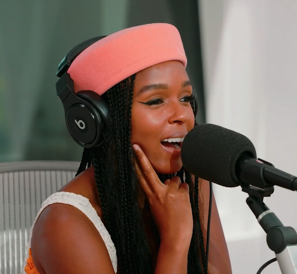 Closeup of Janelle Monáe