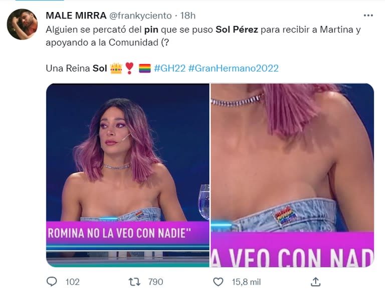 El detalle en el look de Sol Pérez que fue aplaudido en las redes sociales