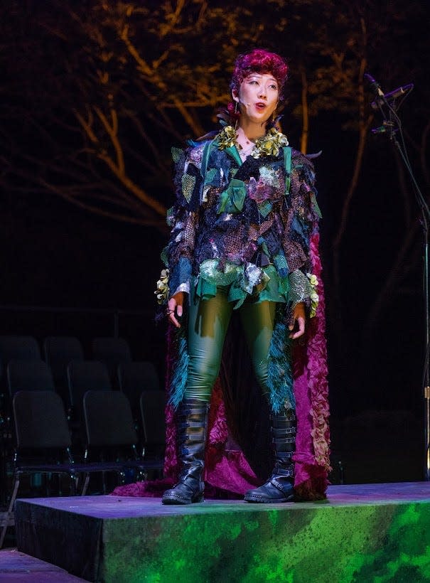 Jennifer Park as King Oberon in "The Fairy Queen."