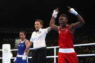 <p>The 33-year-old queen of British boxing became the first athlete from the UK to retain an Olympic title for 92 years at the Rio Games. Adams beat France’s Sarah Ourahmoune on points to win gold in the women’s flyweight and continues to do tremendous work to promote her sport.</p>